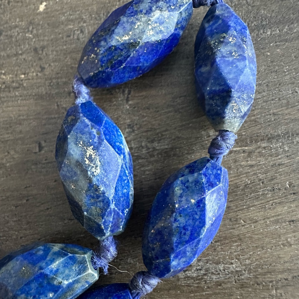 VTG Lapis Necklace - Picture 5 of 9